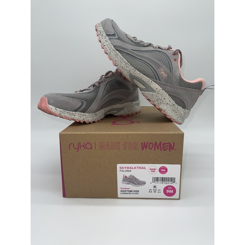 Ryka Womens Sky Walk Trail Gray Athletic and Training Shoes 9 Medium (B,M) 5460